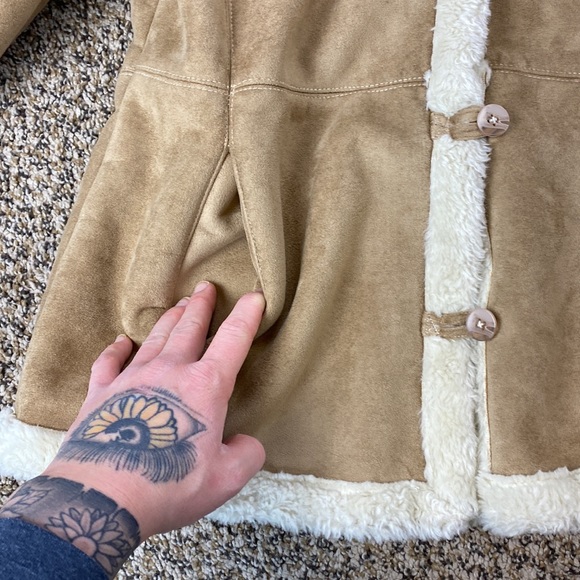 Coldwater Creek Vintage Y2k Boho Embroidered Ribbon Vegan Jacket - Picture 7 of 12